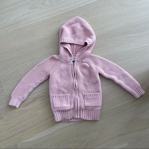 Baby Gap Pink Hooded Sweater 5T